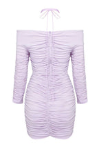 Ruffled Off Shoulder Mini Dress - WEUXS