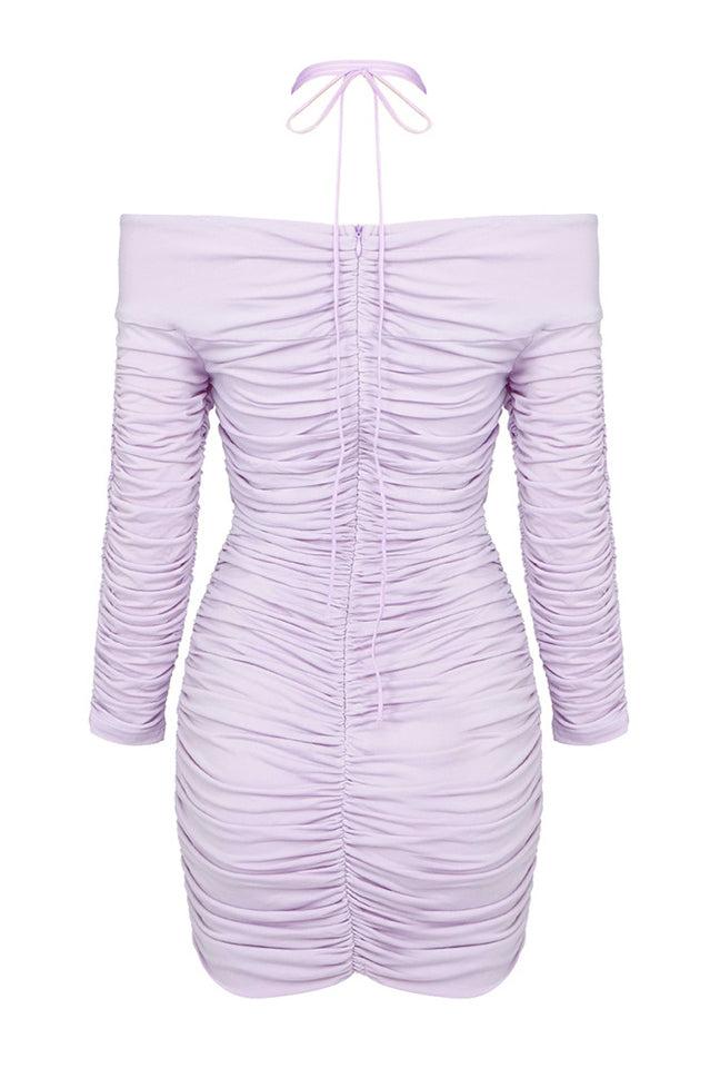 Ruffled Off Shoulder Mini Dress | Dress In Beauty