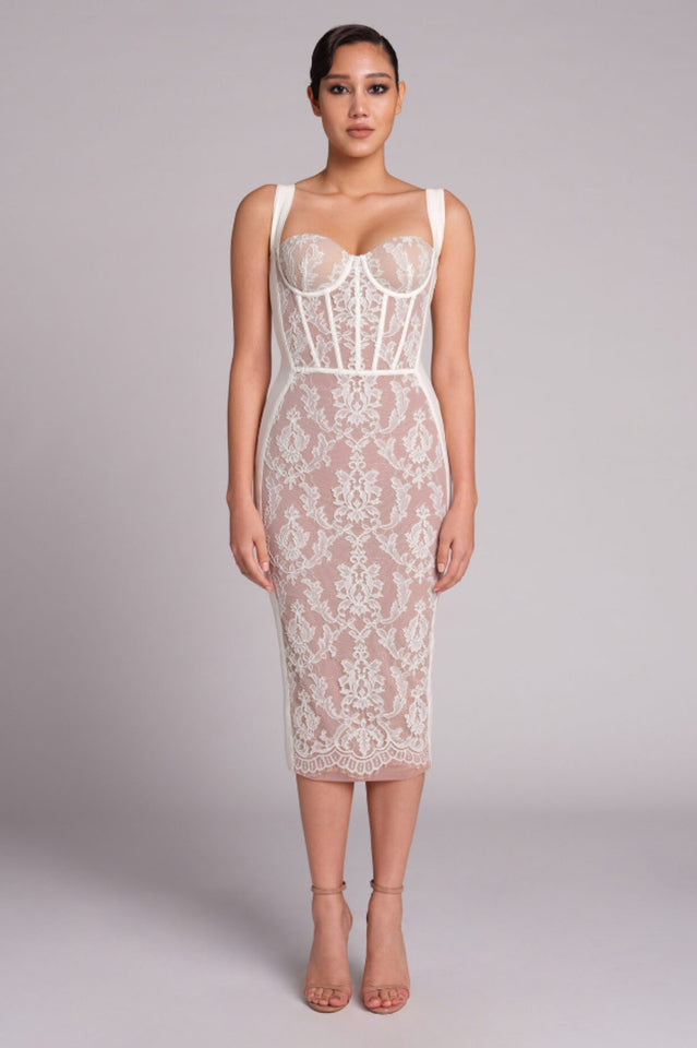 Poem Sling Dress With Lace | Dress In Beauty