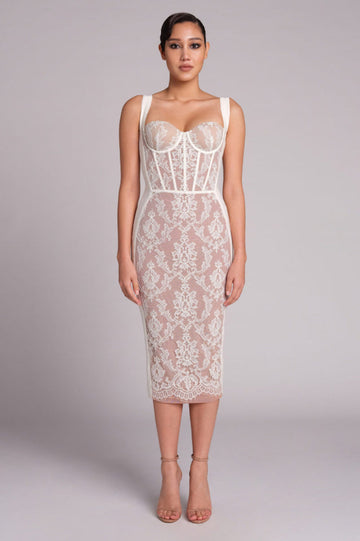Poem Sling Dress With Lace | Dress In Beauty