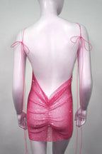 Nancy Glitter Mini Dress - WEUXS