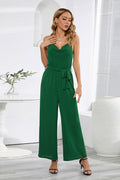 Sleeveless Tie-Waist Jumpsuit | Dress In Beauty