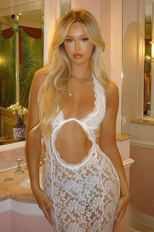 Saltair Lace Bustier Maxi Dress | Dress In Beauty