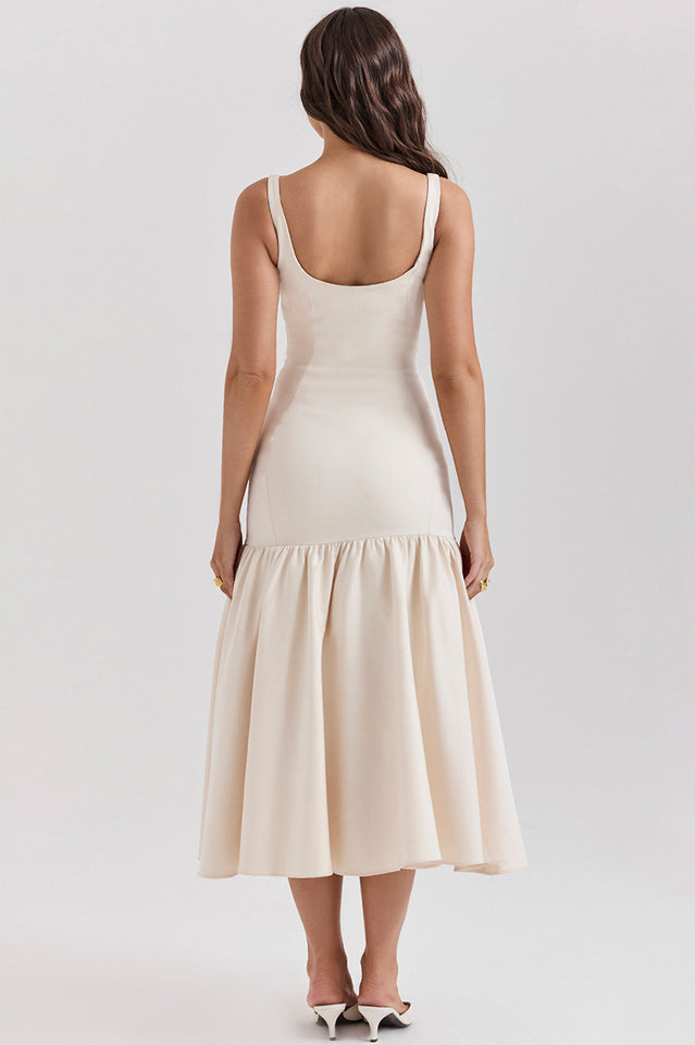 Amore Dropped Waist Midi Dress | Dress In Beauty