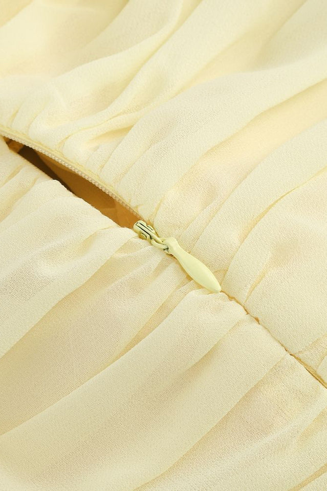 Rose Detailed Halterneck Mini Dress | Dress In Beauty