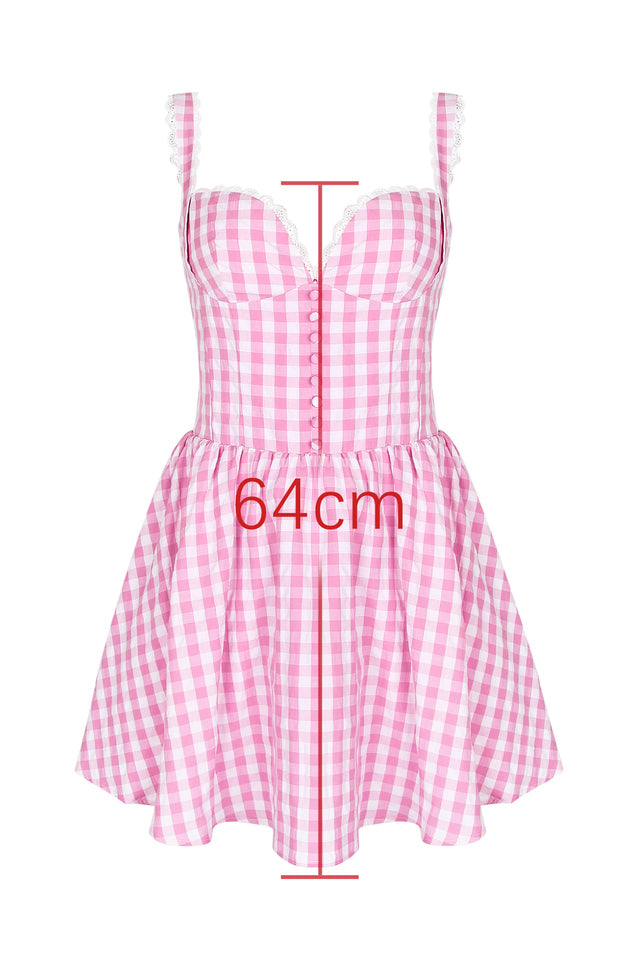 Brigite Plaid Cotton Dress | Dress In Beauty