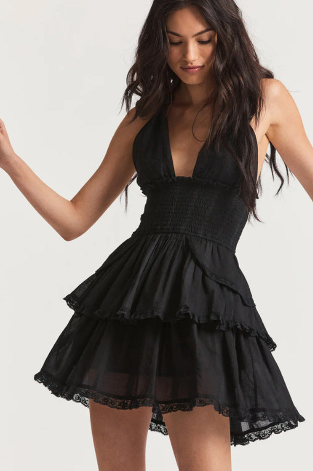 Deanna Floral Halter Dress | Dress In Beauty