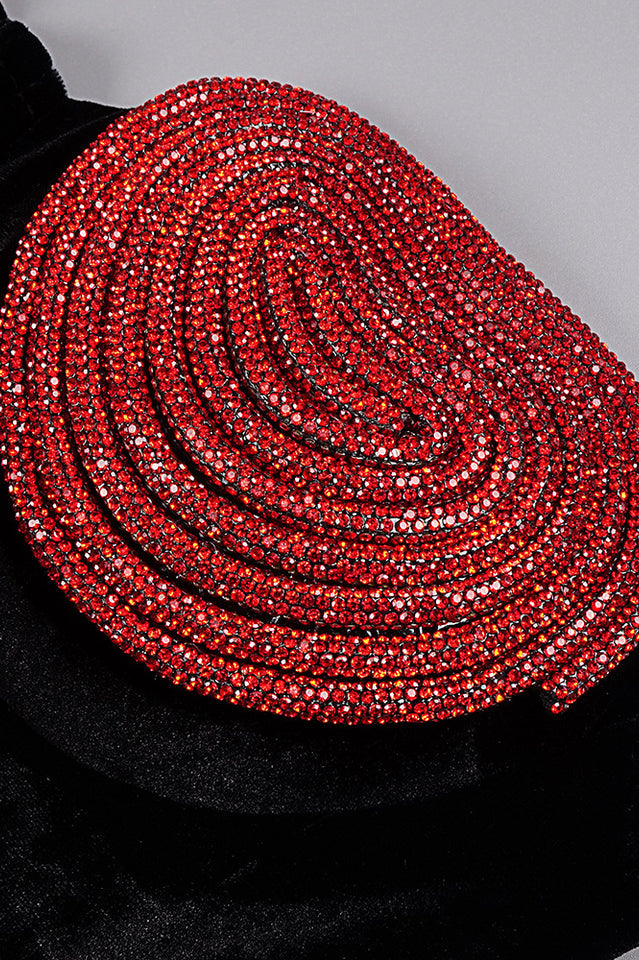 Red Crystal Heart Dress | Dress In Beauty