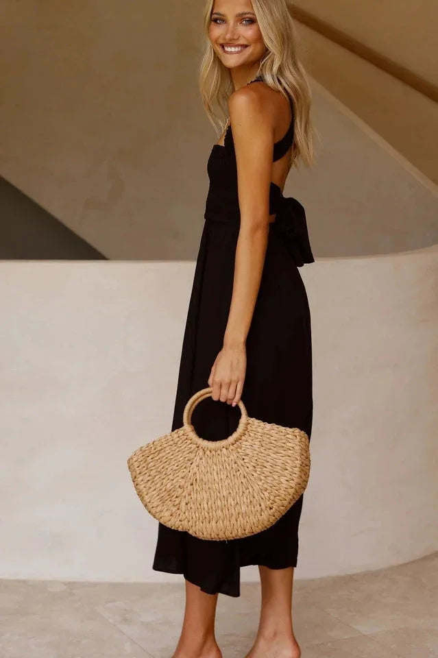 Silvia Backless Summer Dress - WEUXS