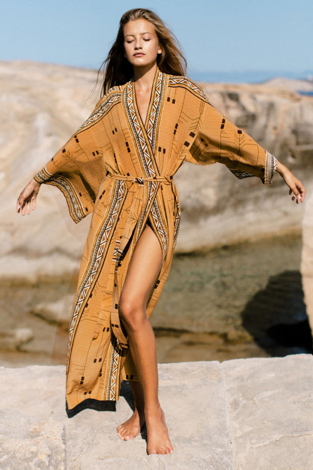 Boho Tie Dye Kimono Blouse | Dress In Beauty