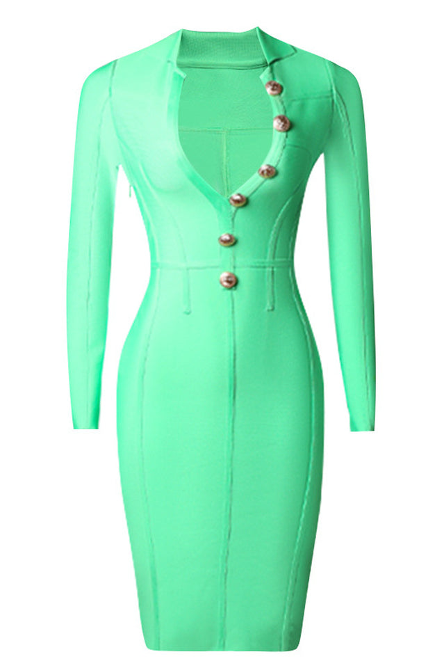 Alyce Long Sleeve Midi Bandage Dress | Dress In Beauty