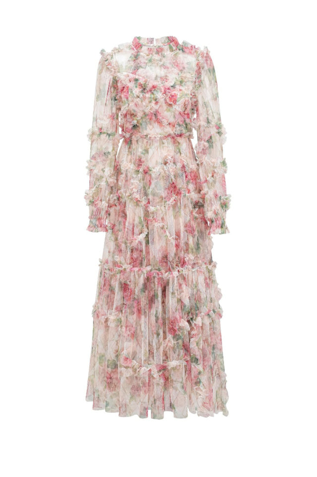 Aurora Floral Mesh Dress | Dress In Beauty