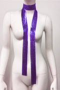 Metal Sequins Necktie Scarf | Dress In Beauty