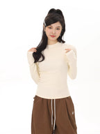 Women's Mock Neck Long Sleeve Top