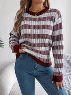 Vintage Lantern Sleeve Knit Sweater - View 13 | WEUXS