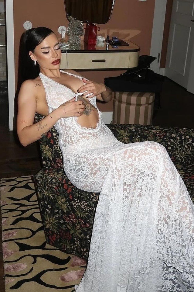 Saltair Lace Bustier Maxi Dress | Dress In Beauty