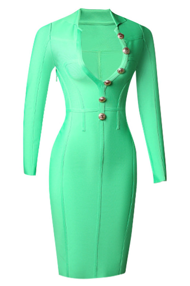 Alyce Long Sleeve Midi Bandage Dress | Dress In Beauty