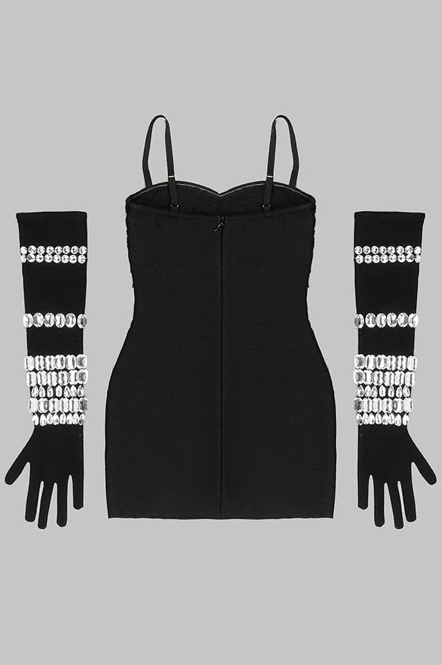 Brisbane Rhinestone Embellished Mini Dress - View 21 | WEUXS
