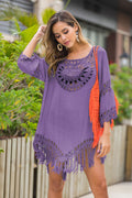 Tassel Loose Style Beach Cover Up | Dress In Beauty