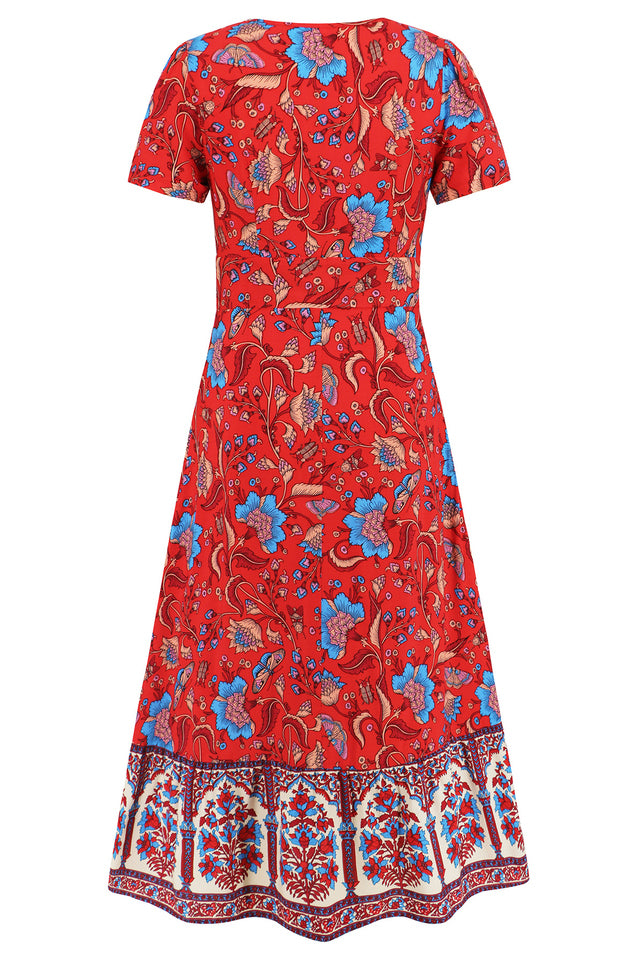 Kamoni Floral Print Boho Maxi Dress | Dress In Beauty