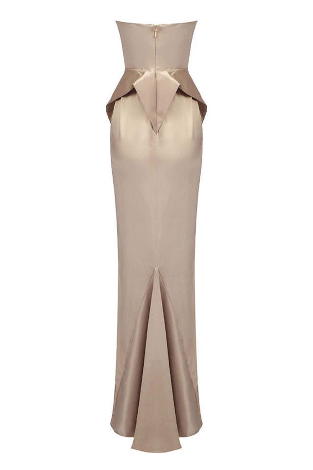 Solid Satin Tube Dress | Dress In Beauty