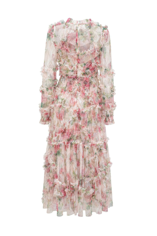 Aurora Floral Mesh Dress | Dress In Beauty