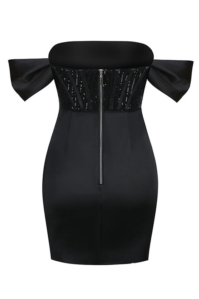 Nadia Off Shoulder Mini Dress | Dress In Beauty