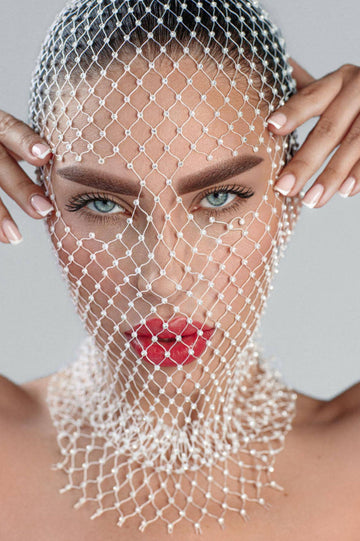 Crystal Unique Mesh Face Mask | Dress In Beauty