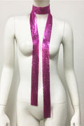 Metal Sequins Necktie Scarf | Dress In Beauty