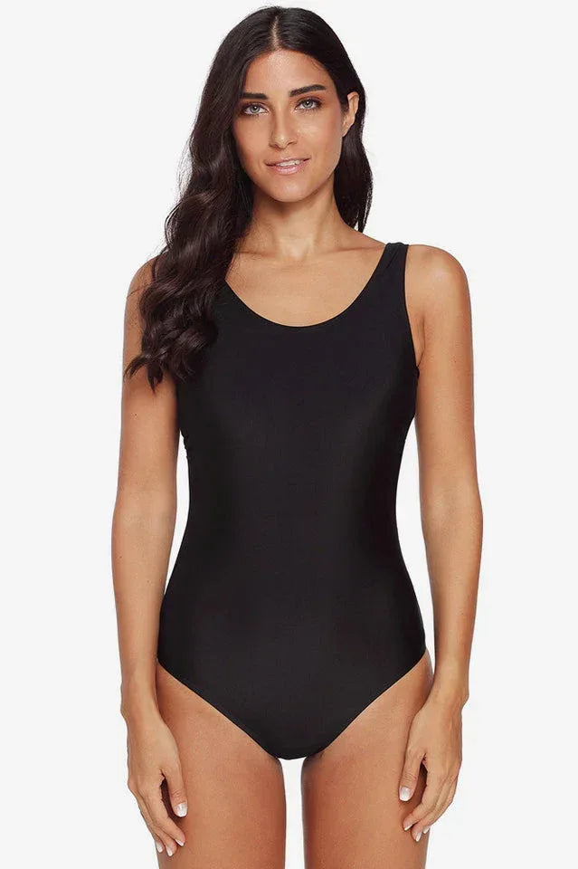 Women's one piece swimsuit with criss cross back - View 13 | WEUXS