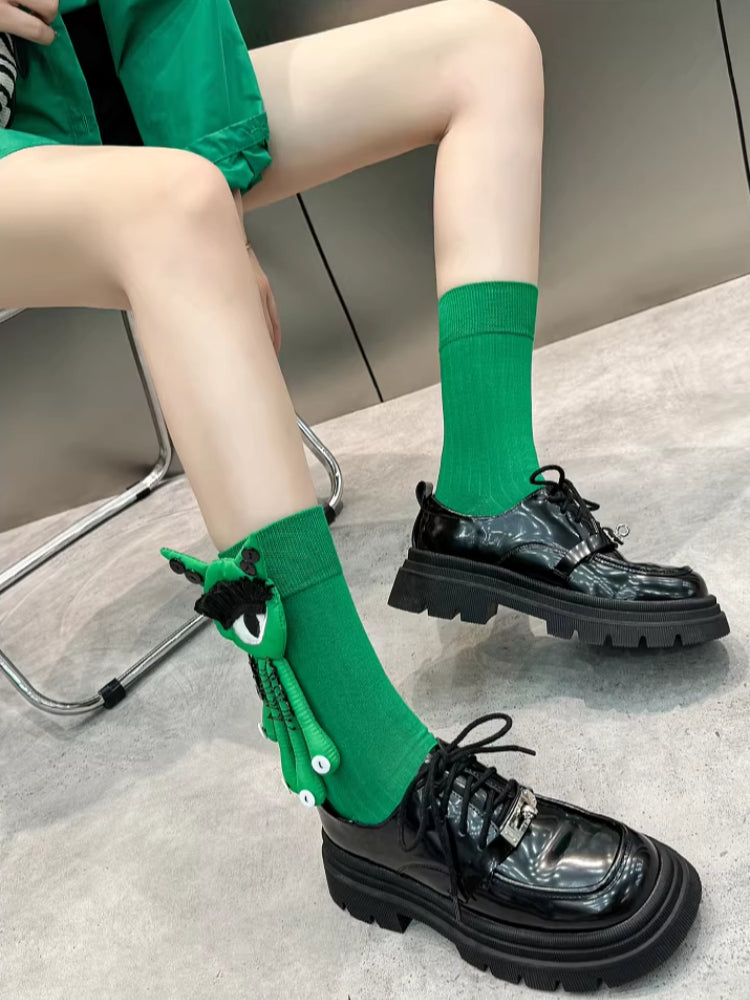 Novelty monster eye crew socks - View 11 | WEUXS