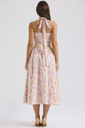 Adabella Cotton Halter Midi Sundress | Dress In Beauty