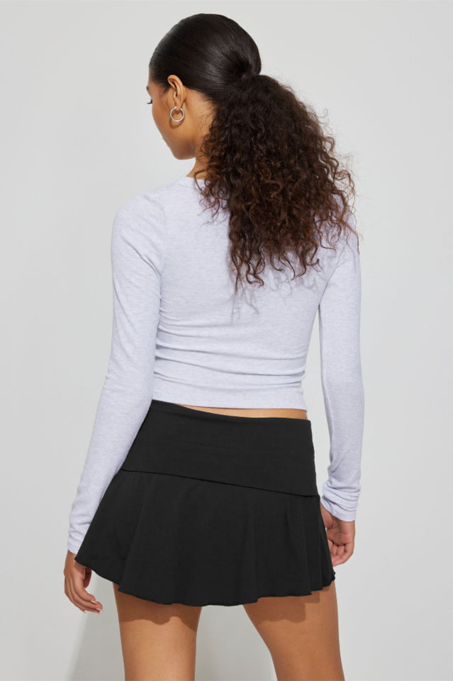 Flared Solid Skater Skirt | Dress In Beauty