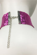 Punk Metal Sequin Necklace | Dress In Beauty