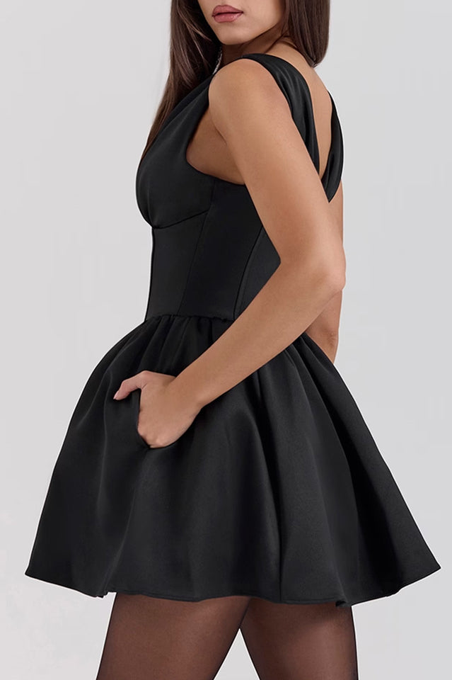 Emmeliette Satin Mini Dress | Dress In Beauty