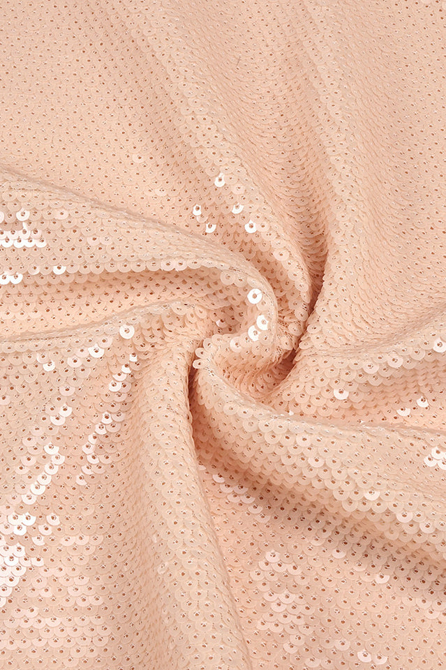 Glitter Rosette Halter Sequined Maxi Dress | Dress In Beauty