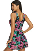 (S-3XL) Floral High Waist Tankini 2 Piece Set | Dress In Beauty