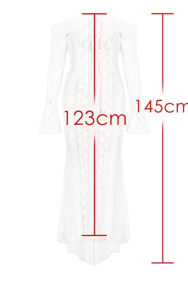 Belle Floral Lace Off Shoulder Maxi Dress | Dress In Beauty