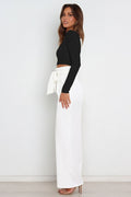 All-Matching Belted Wide-Leg Trouser | Dress In Beauty