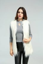 Shaggy Faux Fur Vest - View 6 | WEUXS
