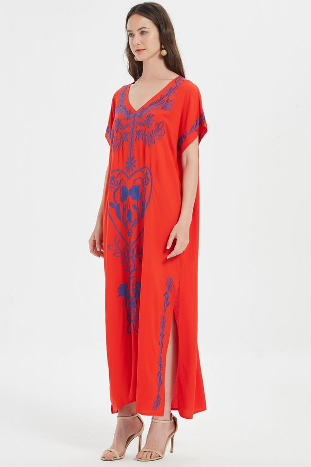 Boho Print Slit Dress | Dress In Beauty