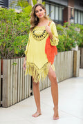Tassel Loose Style Beach Cover Up | Dress In Beauty