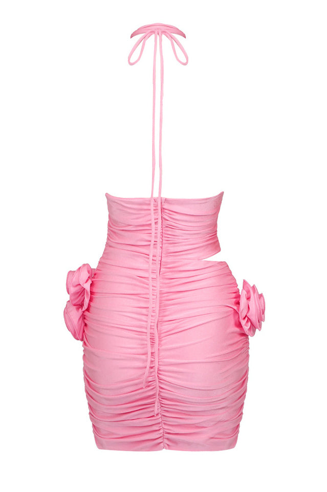 Flower Appliqué Cut Out Minidress | Dress In Beauty