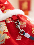 Dragon Brocade Pet Vest - View 7 | WEUXS