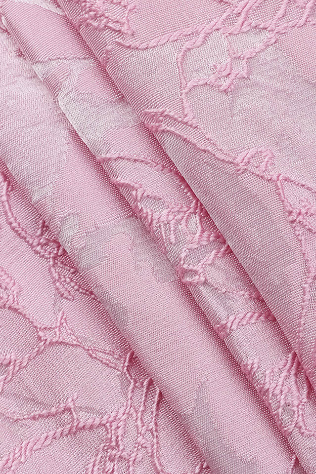 Jacquard Print Tube Back Bow Mini Dress | Dress In Beauty