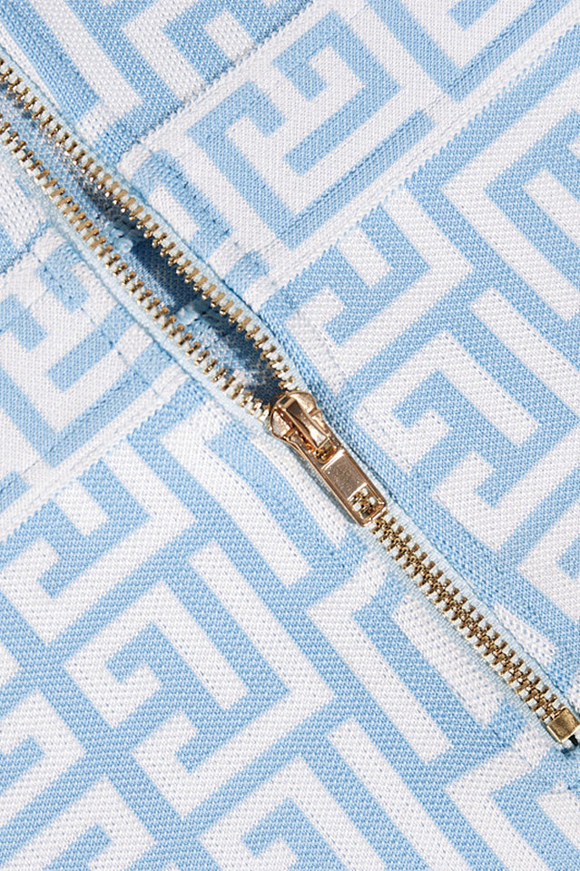 Jacquard Bandage Mini Dress | Dress In Beauty