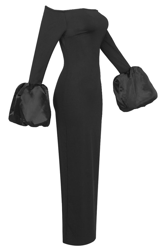 Talia Oversized-Cuffs Gown | Dress In Beauty