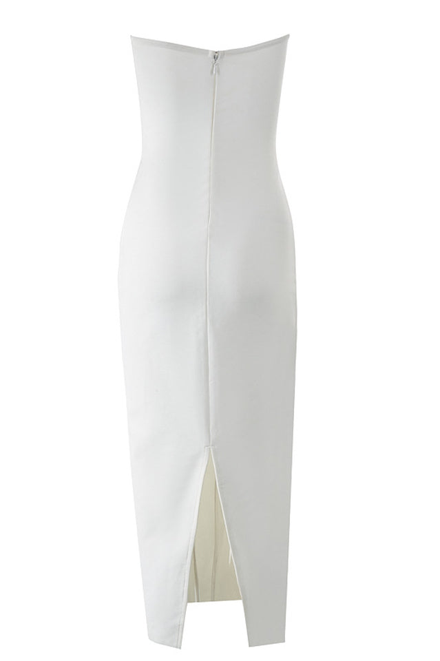 Yvonne Strapless Rhinestone Bandage Dress | Dress In Beauty