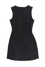 Fit and Flare Linen Blend Dress - View 10 | WEUXS