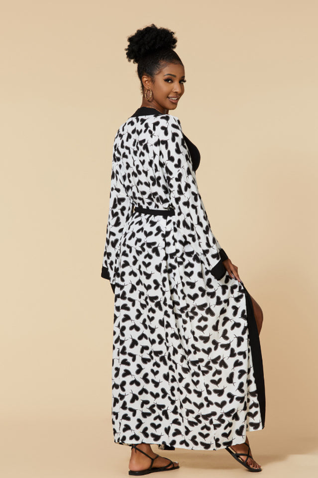Print Belted Kimono Dress | Dress In Beauty